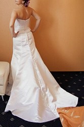 Американское свадебное платье,  со шлейфом