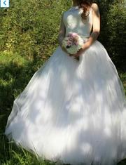 Продам свадебное платье,  размер 44-46