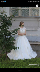 Продам Свадебное платье фирмы STREKKOZA,  бу 1 раз,  после химчистки. ..