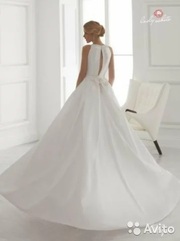 Атласное свадебное платье Lady White